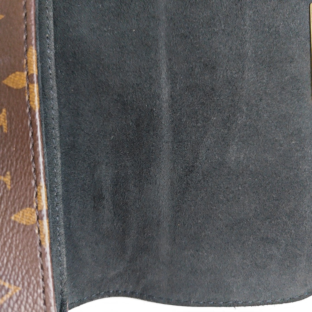 LOCKY BB Monogram Coated Canvas Brown