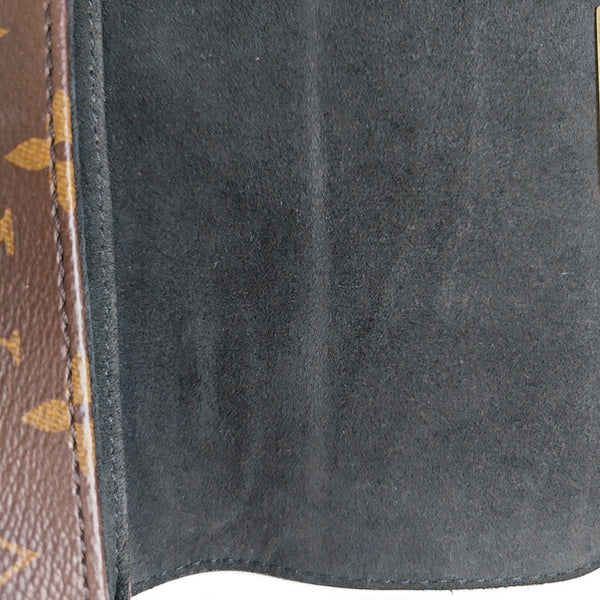 LOCKY BB Monogram Coated Canvas Brown