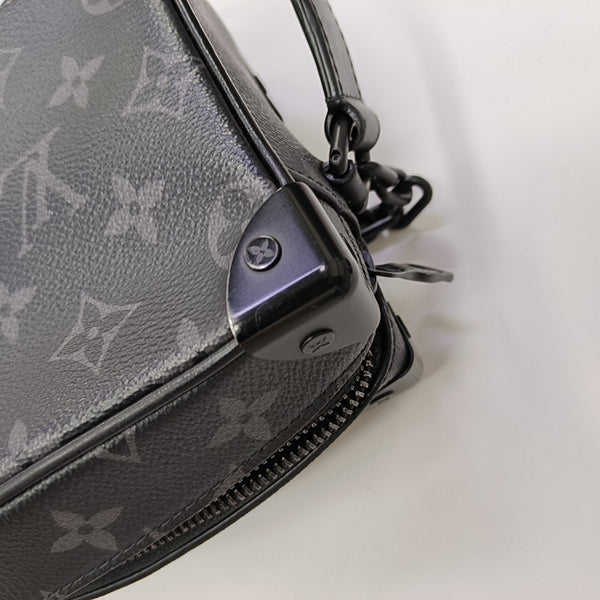 SOFT TRUNK Mini Monogram Coated Canvas Black