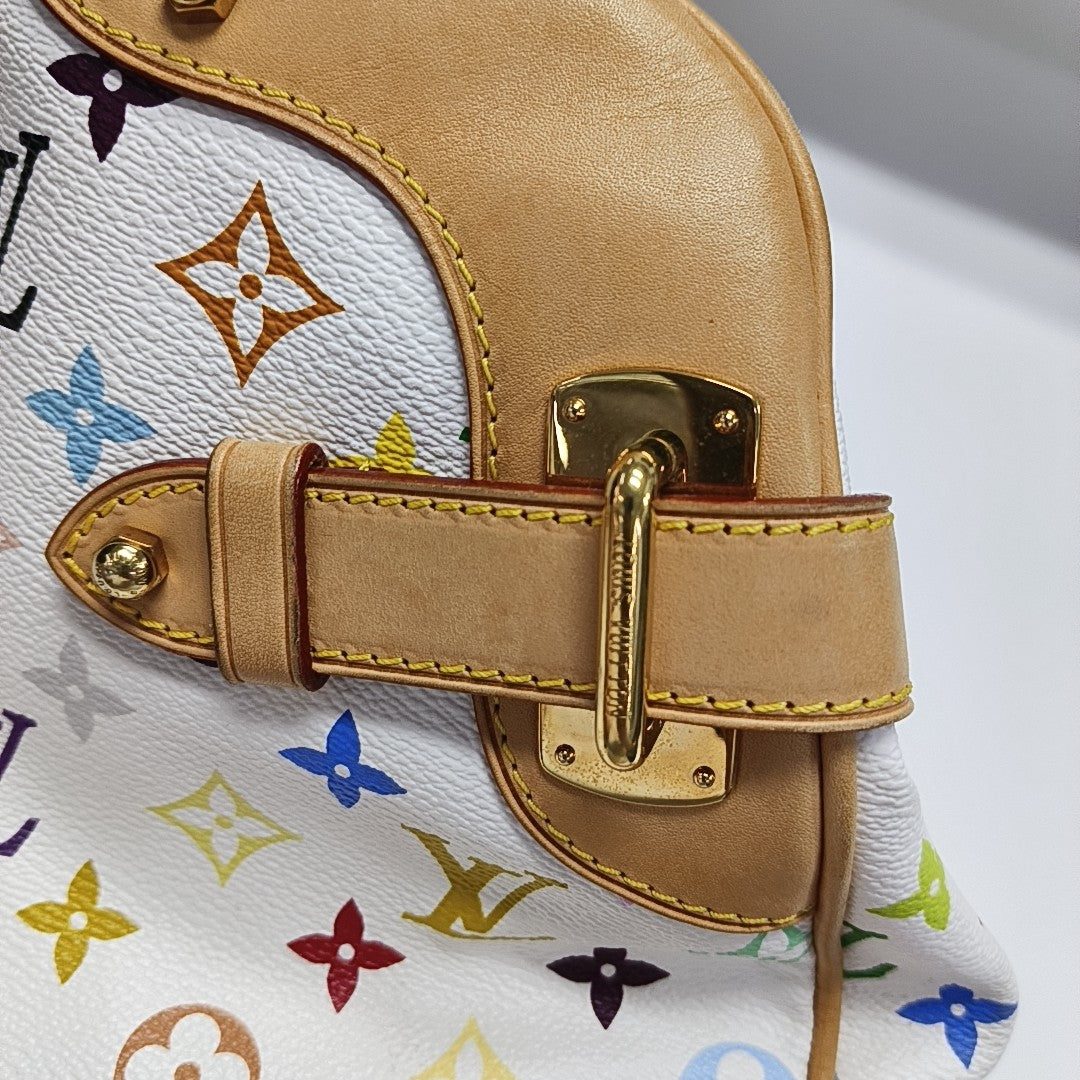 LV × TM CLAUDIA Monogram Coated Canvas White