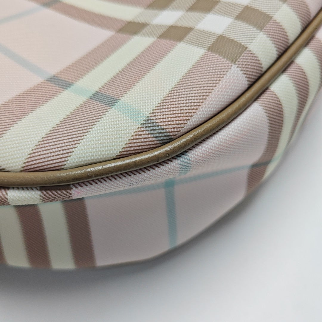 Coated Canvas Top Handle Bag Pink