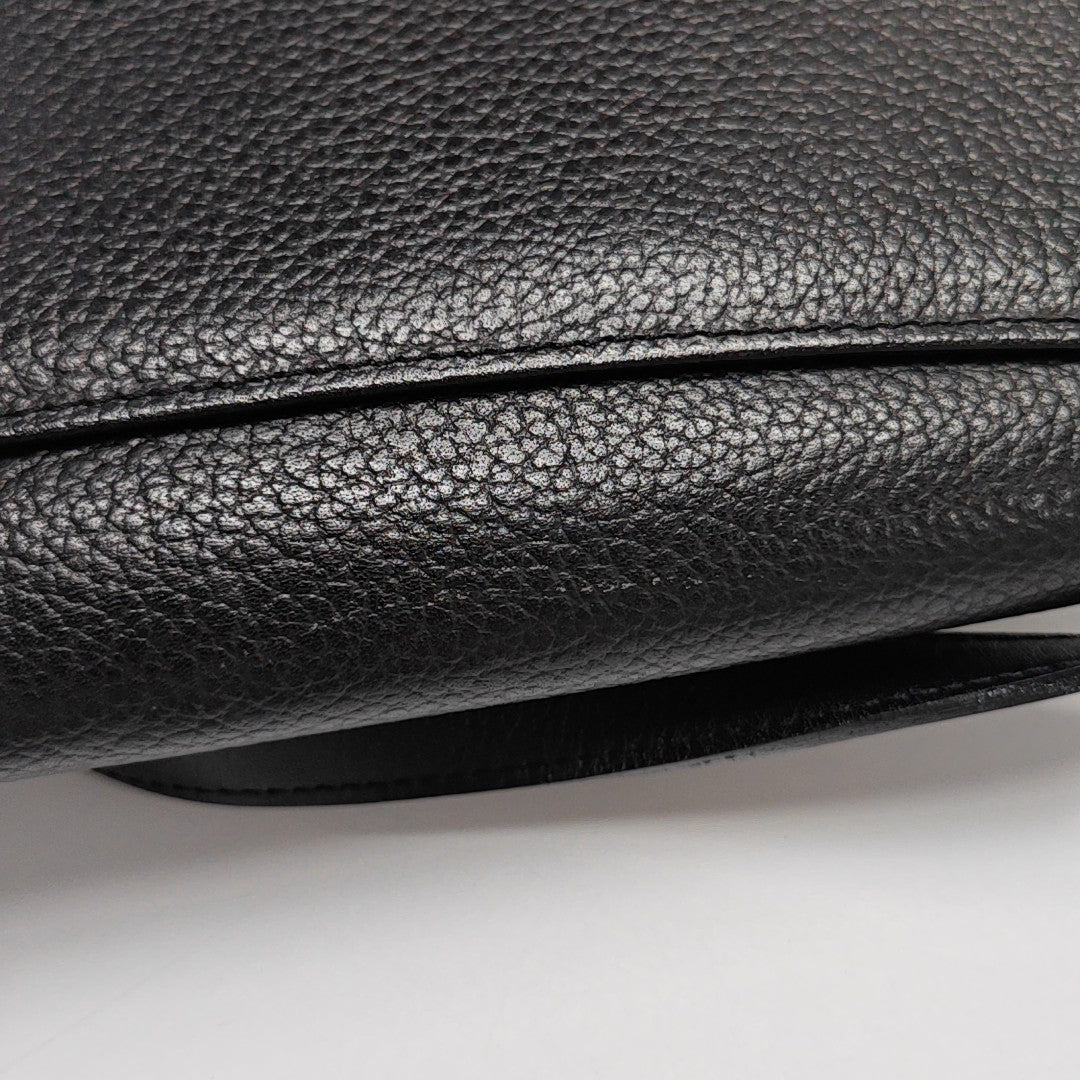 Calfskin Shoulder Bag Black