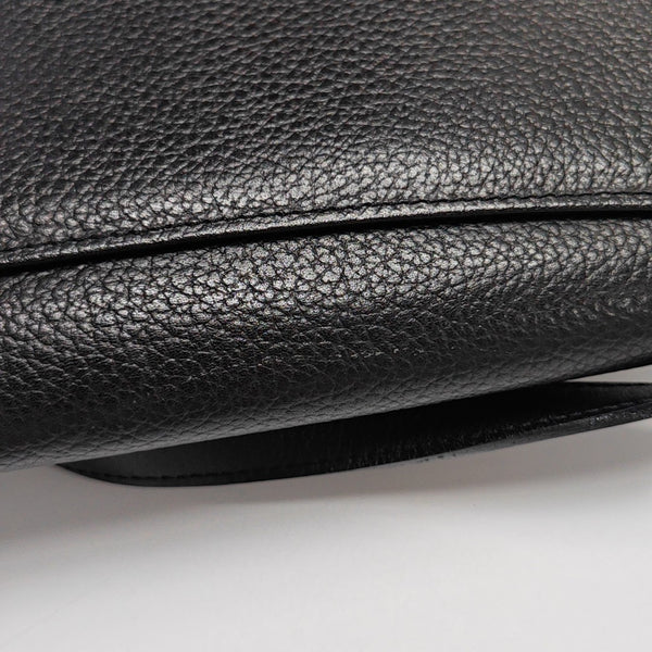 Calfskin Shoulder Bag Black