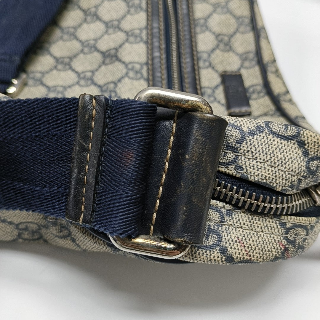 Monogram Coated Canvas Shoulder Bag Brown