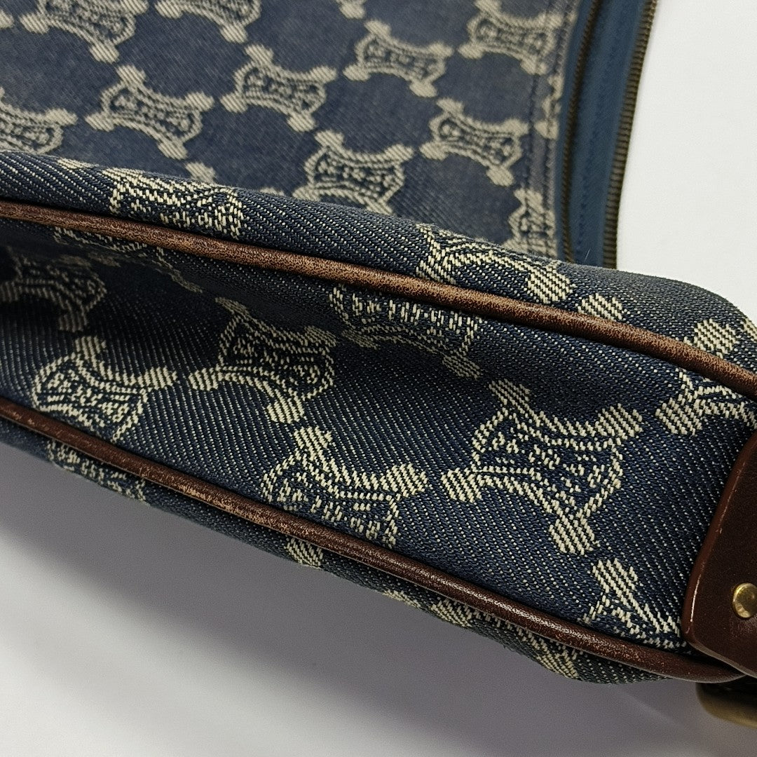 Denim Shoulder Bag Blue