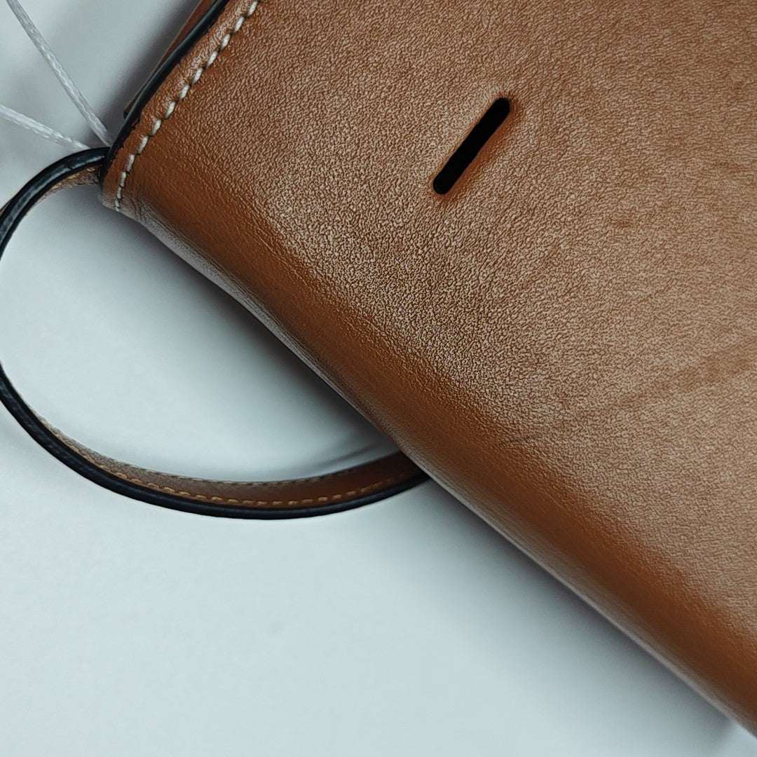 Heel Calfskin Brown