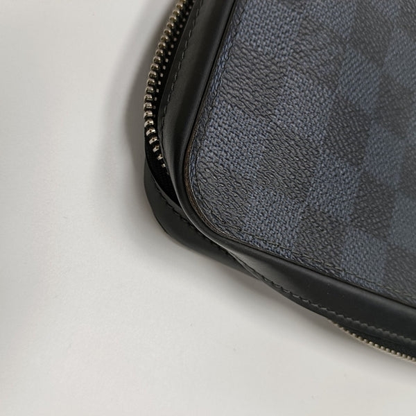ZIPPY Extra Large Damier Coated Canvas Blue Wallet