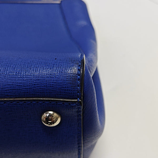 2 Jours Small Calfskin Blue