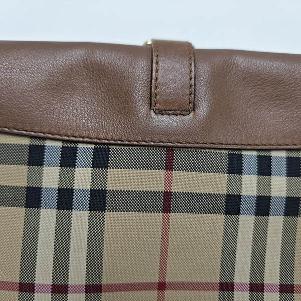 Canvas Shoulder Bag Beige