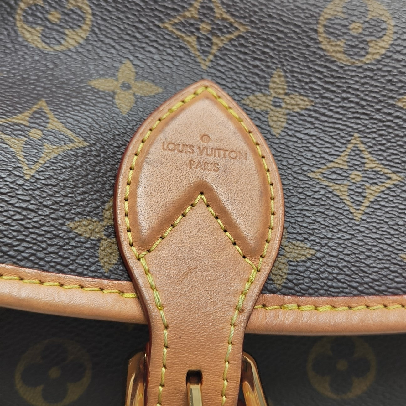 DIANE Monogram Coated Canvas Brown