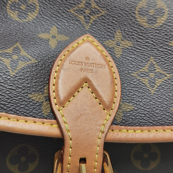 DIANE Monogram Coated Canvas Brown