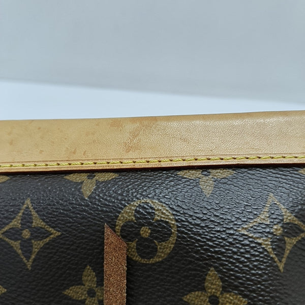 NOÉ BB Monogram Coated Canvas Brown
