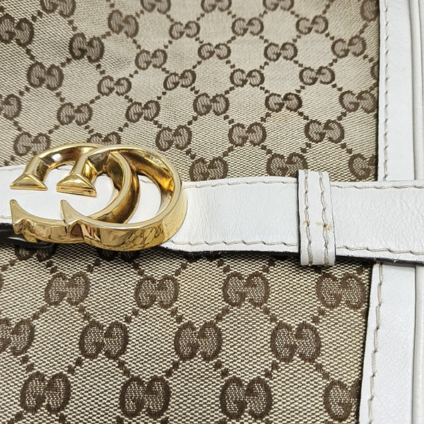 Monogram Canvas Tote Bag Brown