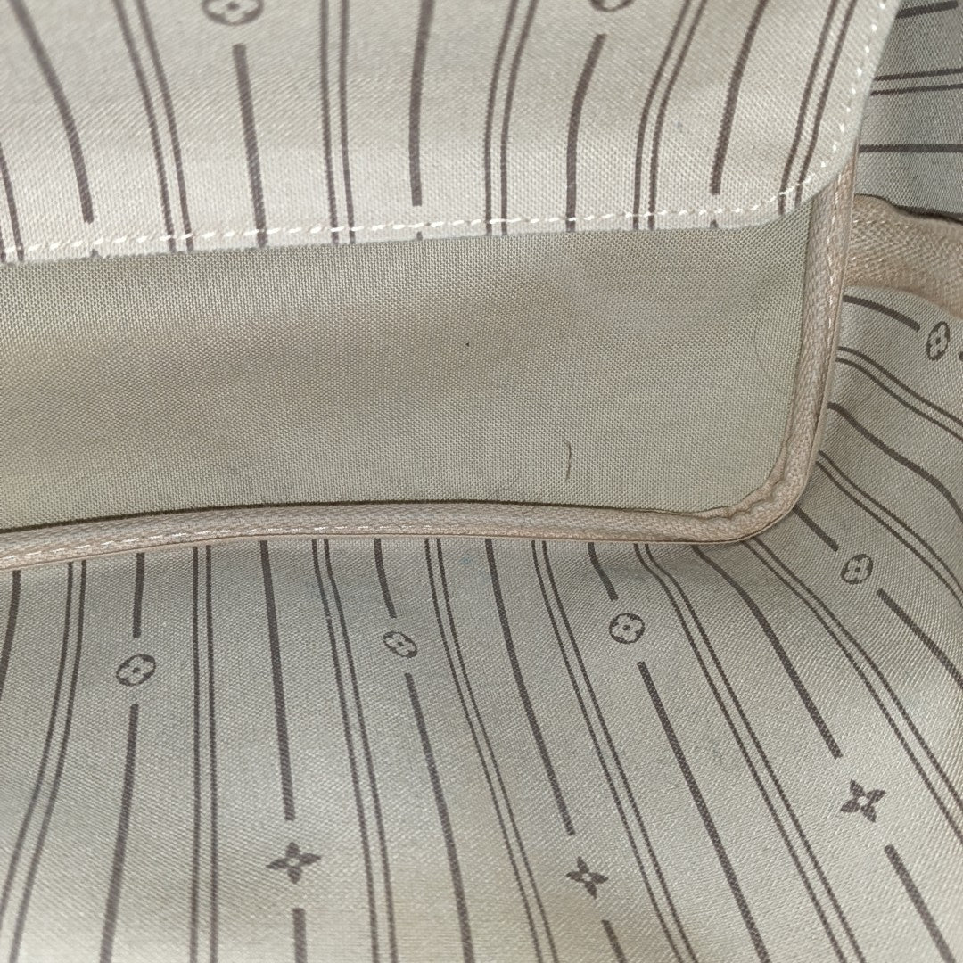 NEVERFULL MM Monogram Coated Canvas Brown