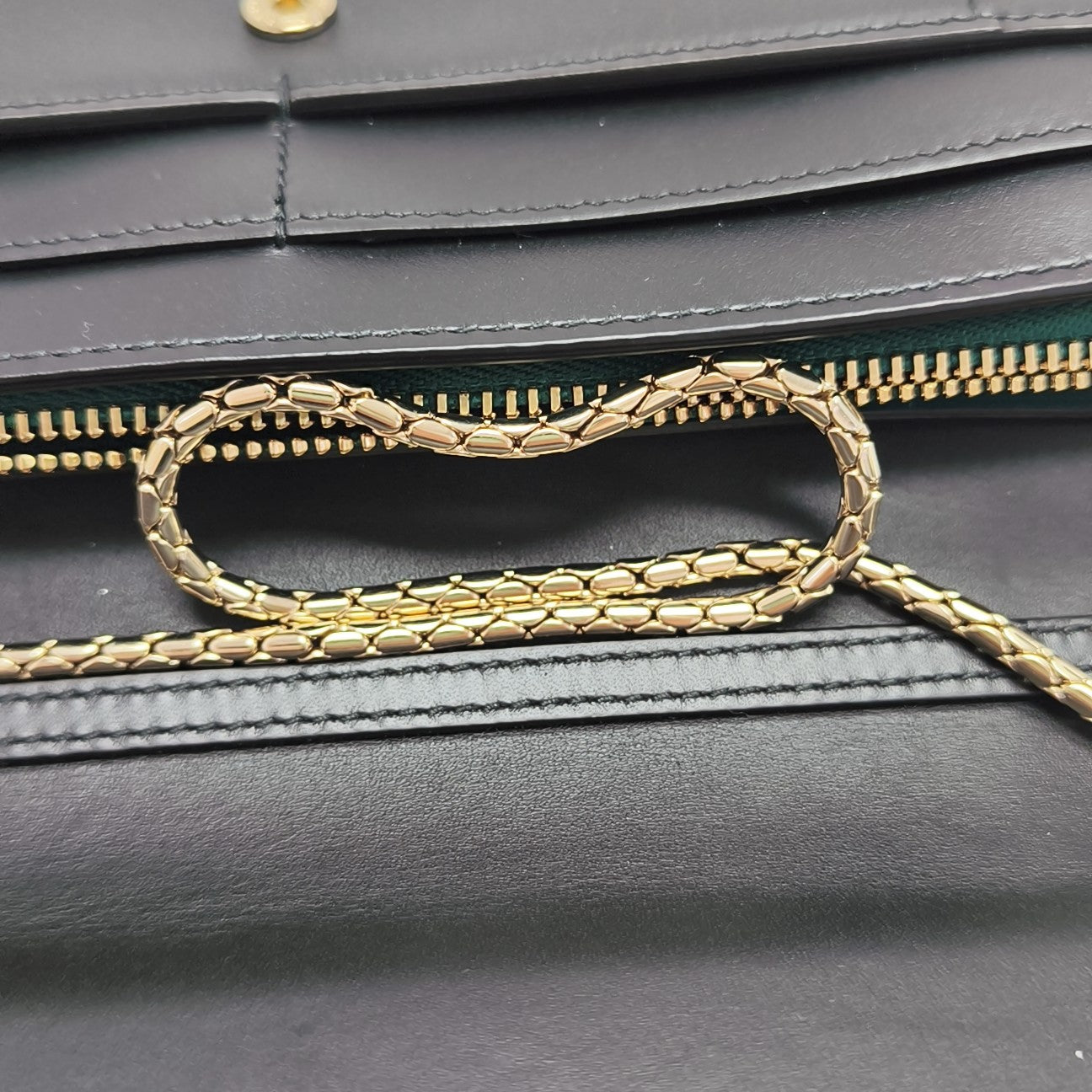 SERPENTI FOREVER Quilted Calfskin Black