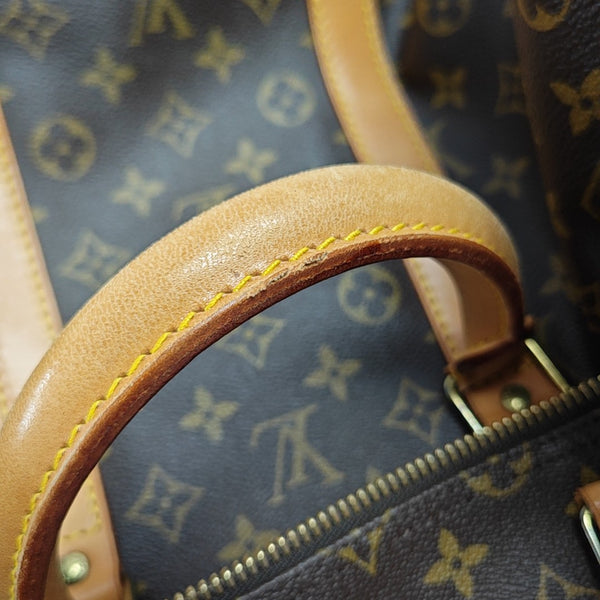 SAC SOUPLE 55 Monogram Coated Canvas Brown