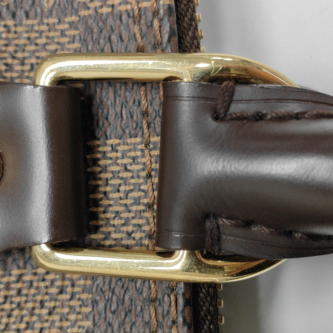 ALMA PM Damier Ebene Coated Canvas Brown