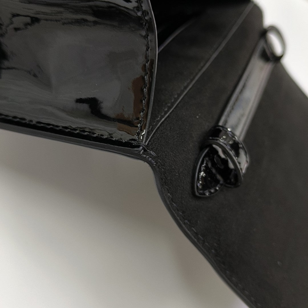 Karligraphy Patent Leather Black