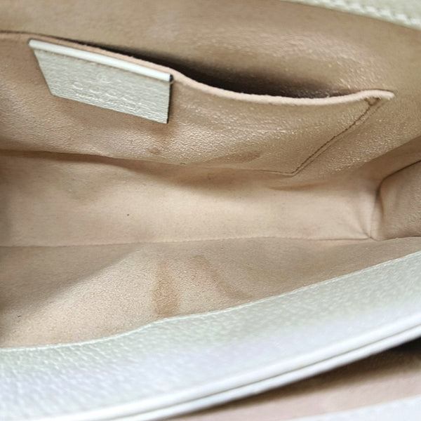 Ophidia Small Calfskin White