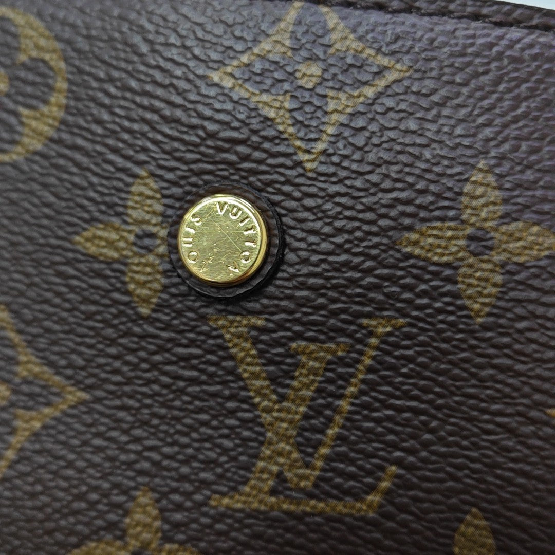 MONTAIGNE Monogram Coated Canvas Brown