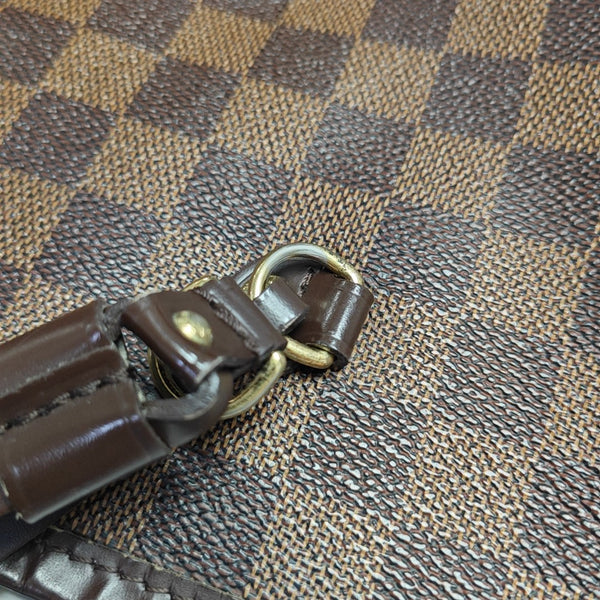 NEVERFULL GM Damier Ebene Coated Canvas Brown