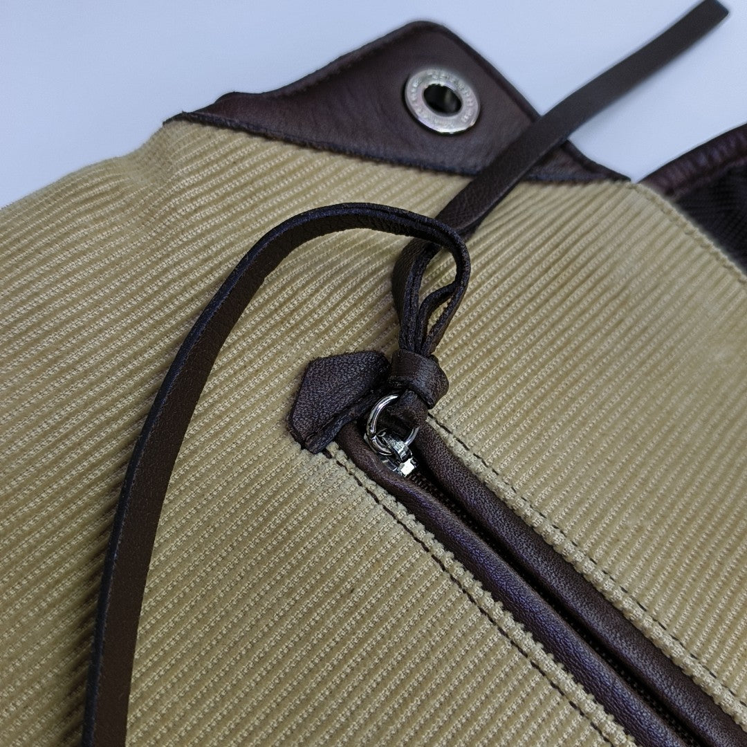 Fabric Tote Bag Beige