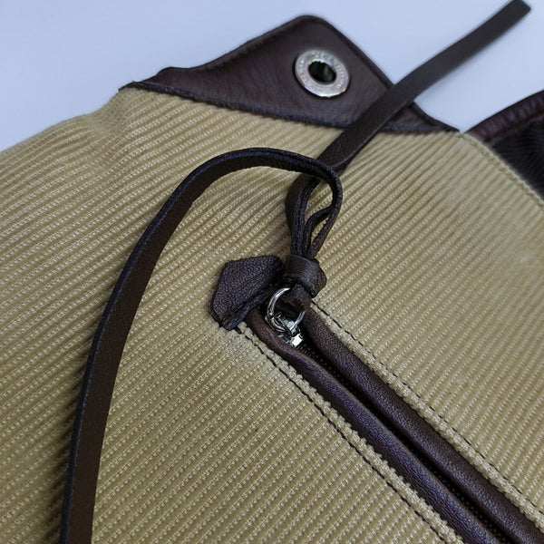 Fabric Tote Bag Beige