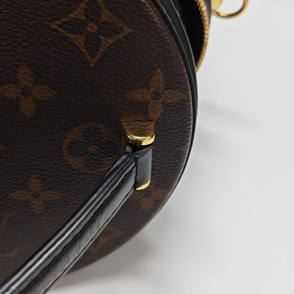 CANNES PM Monogram Coated Canvas Brown