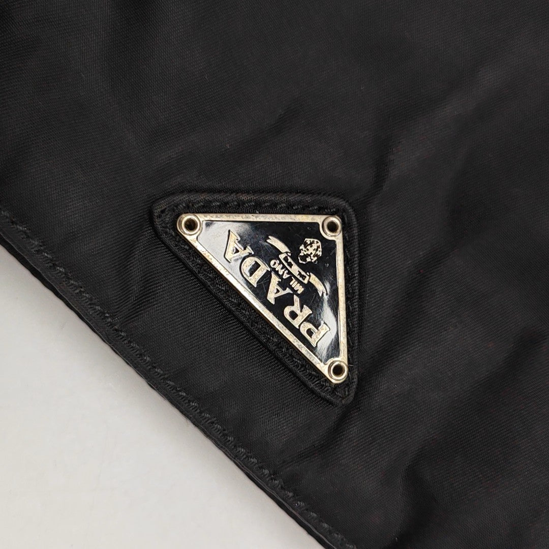 Nylon Shoulder Bag Black
