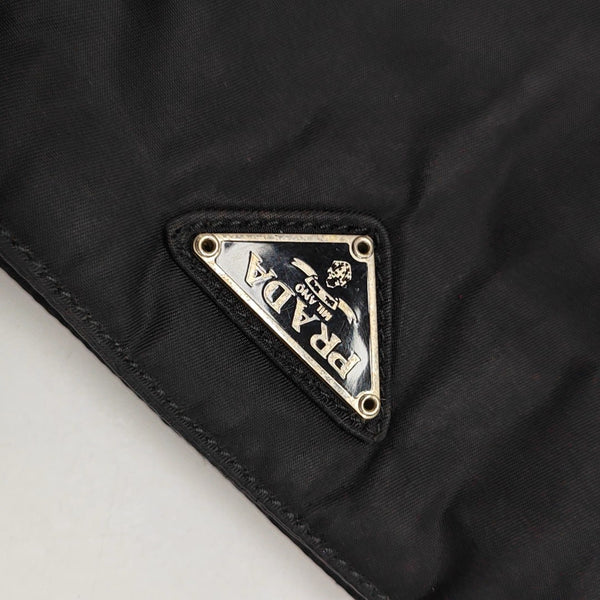 Nylon Shoulder Bag Black