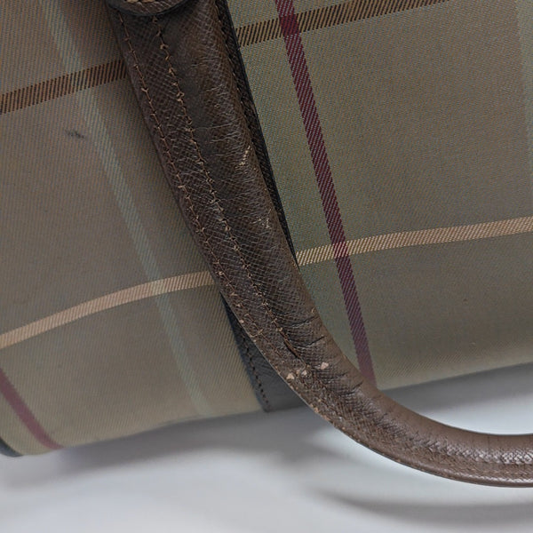 Canvas Top Handle Bag Beige