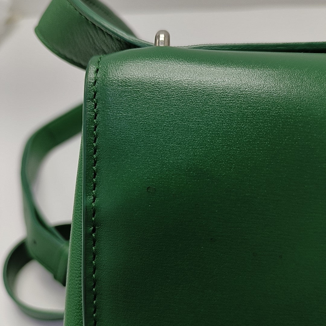 The Clip Calfskin Green