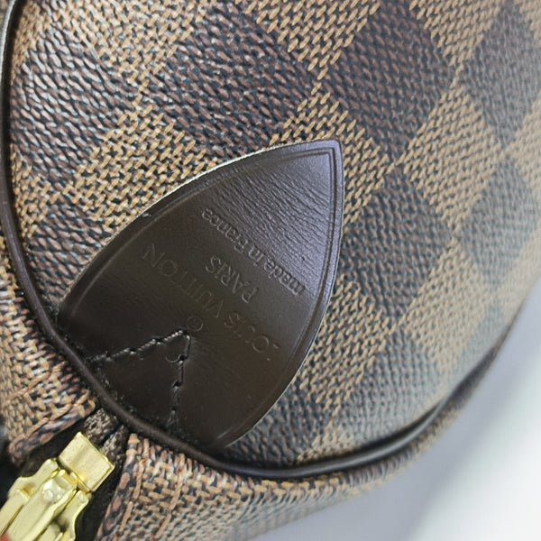 SPEEDY 25 Damier Ebene Coated Canvas Brown