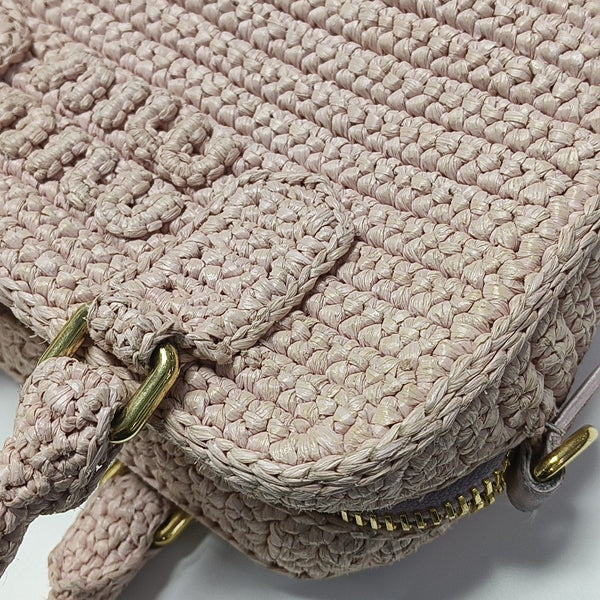 Fabric Shoulder Bag Pink