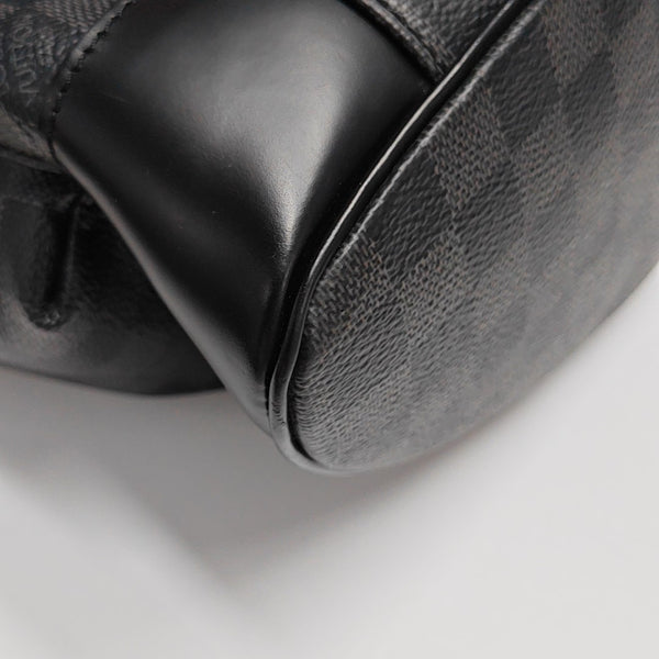 CHRISTOPHER MM Damier Graphite Coated Canvas Gray