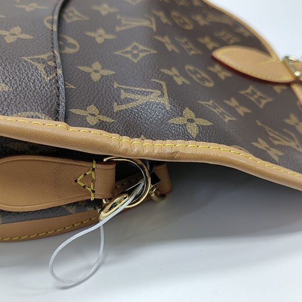 DIANE Monogram Coated Canvas Brown
