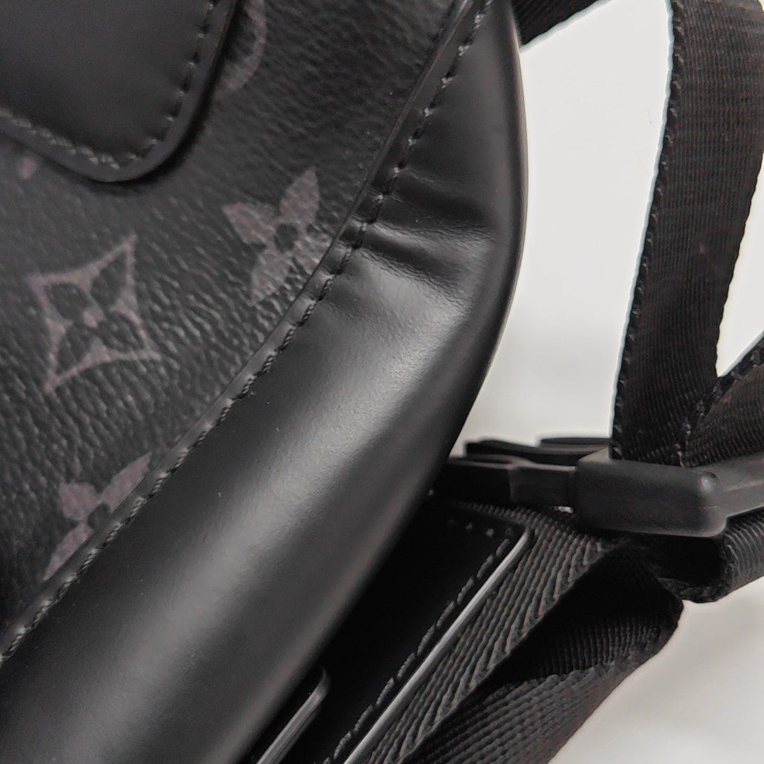 VOYAGER PM Monogram Coated Canvas Black