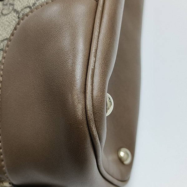Microguccissima Monogram Coated Canvas Beige