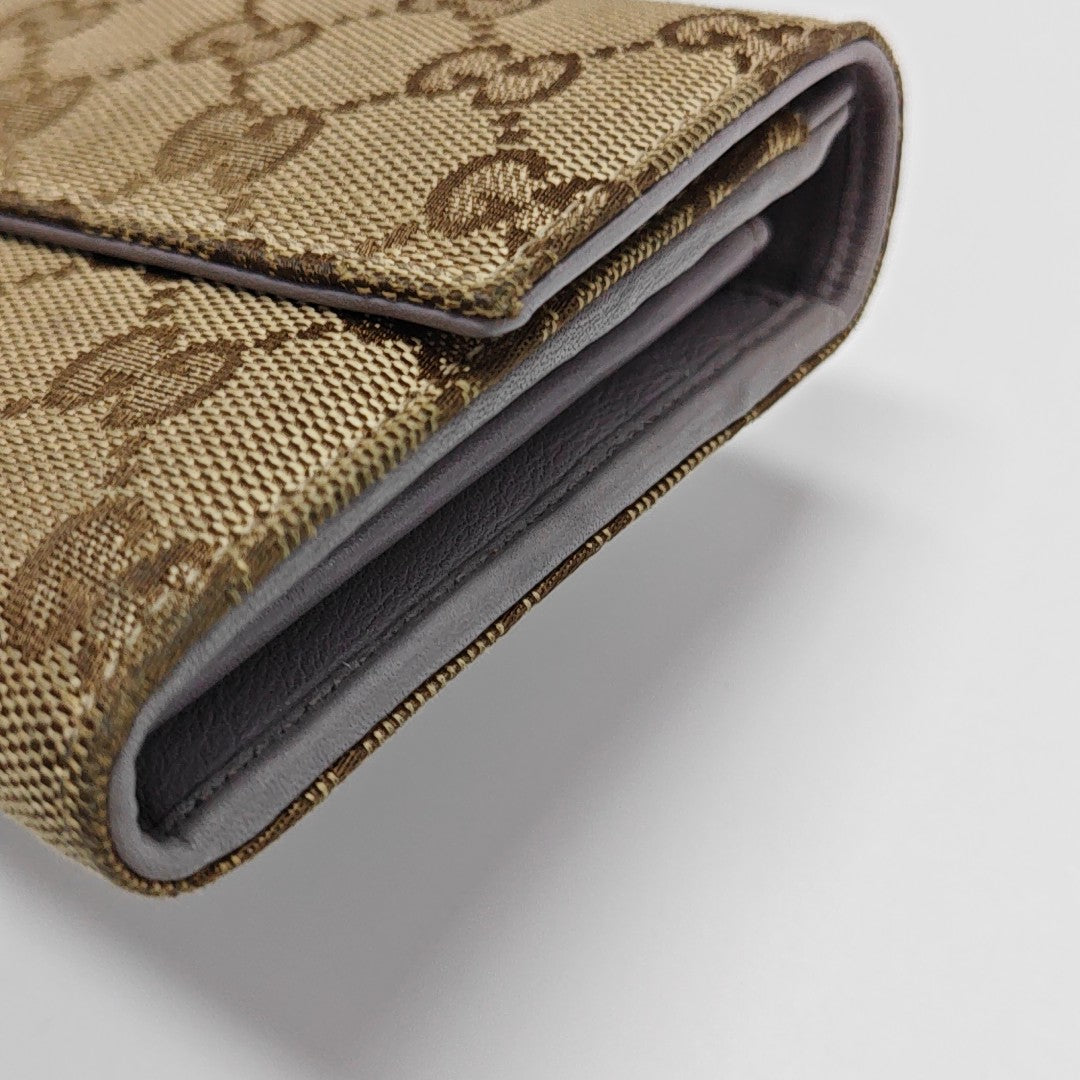 Monogram Canvas Wallet Brown