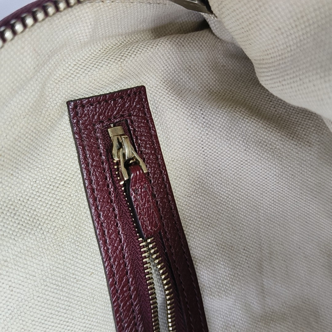 Bree Monogram Canvas Beige