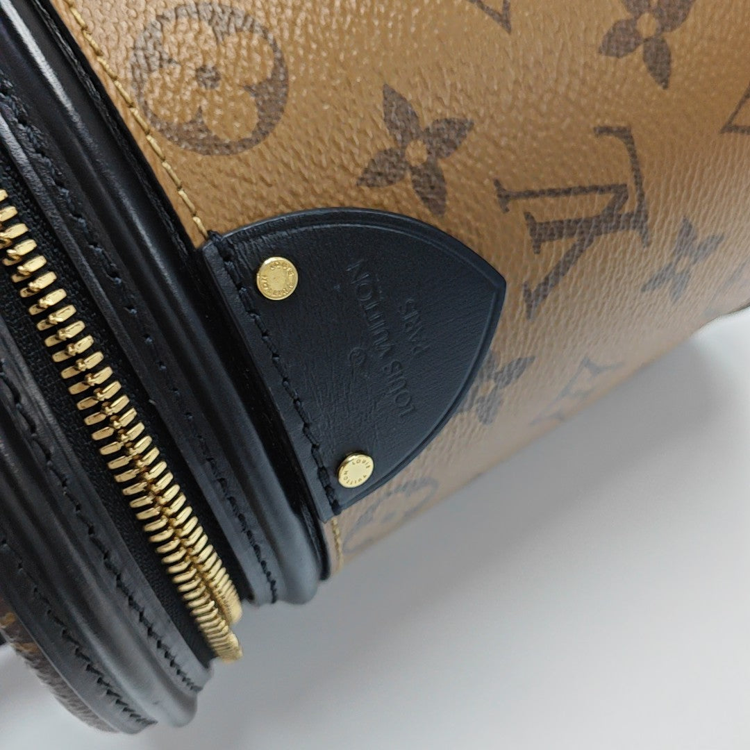 CANNES PM Monogram Coated Canvas Brown