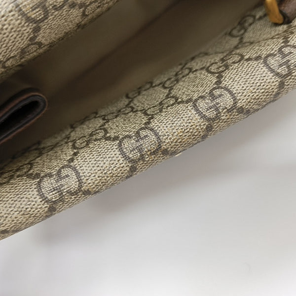 Neo Vintage Small Monogram Coated Canvas Beige