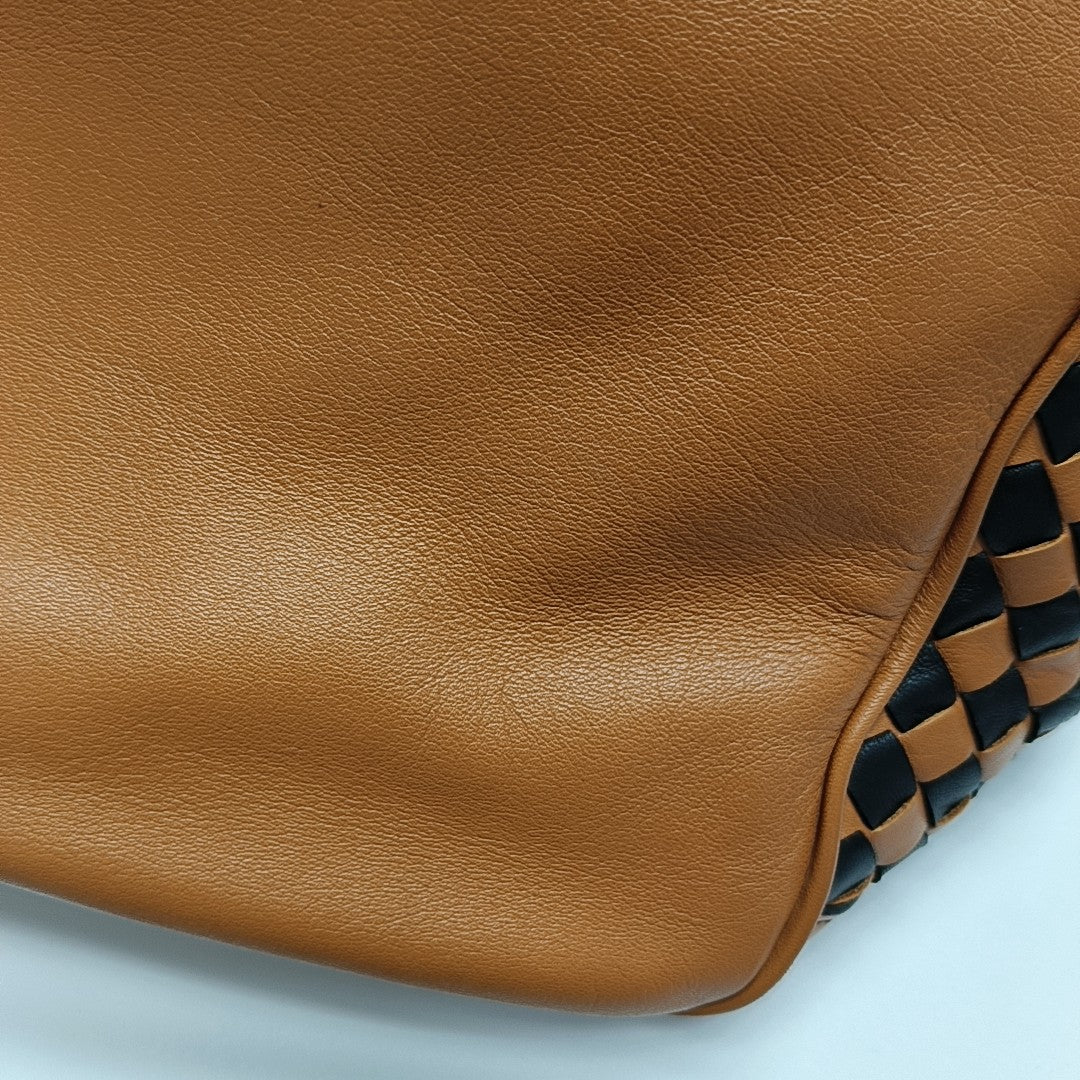 Calfskin Shoulder Bag Yellow