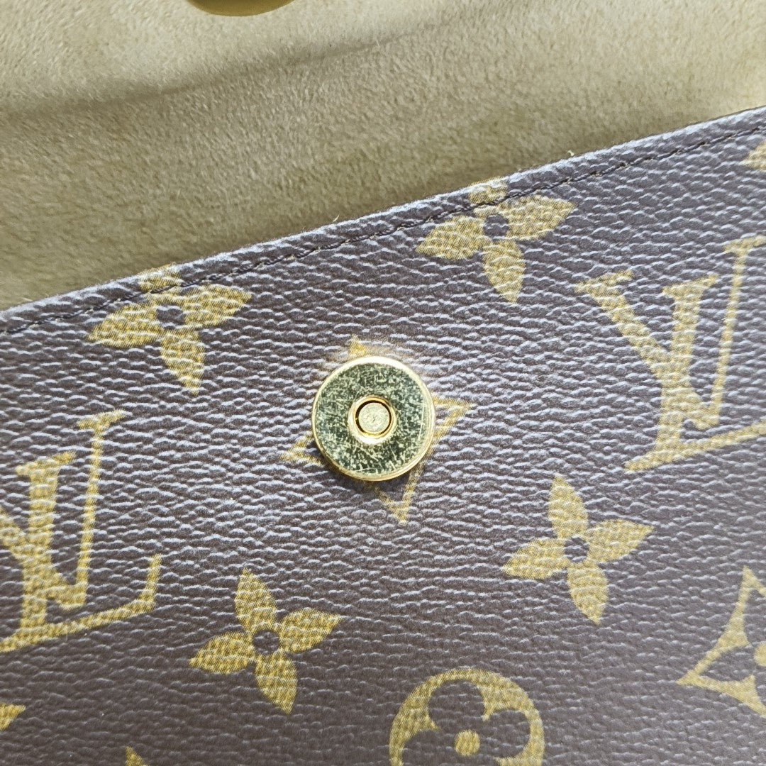 FLORENTINE Monogram Coated Canvas Brown