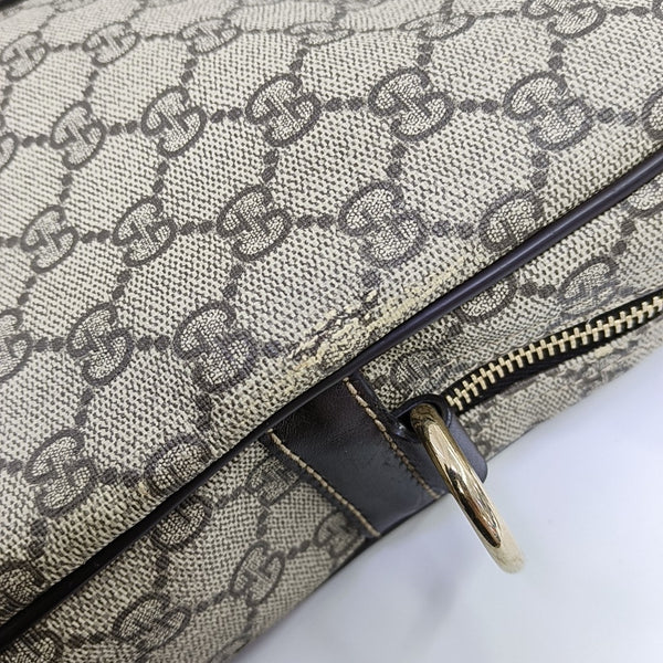 Duffle Monogram Coated Canvas Beige