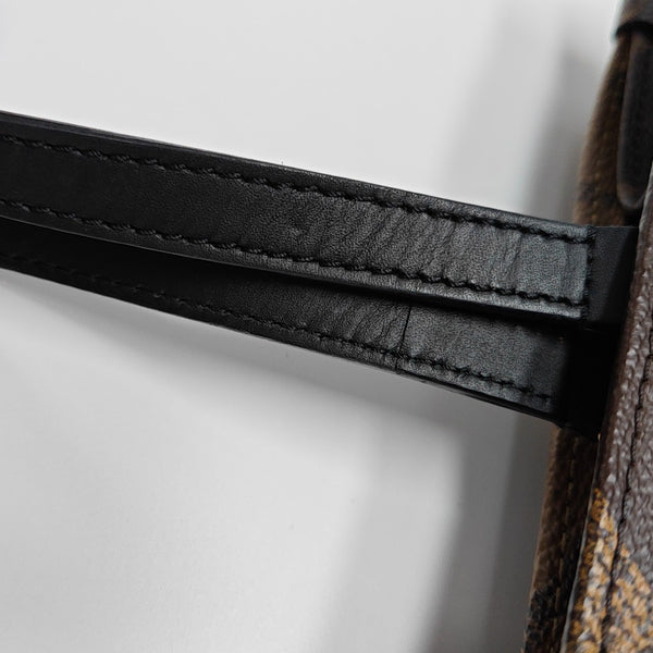 ONTHEGO MM Monogram Coated Canvas Brown