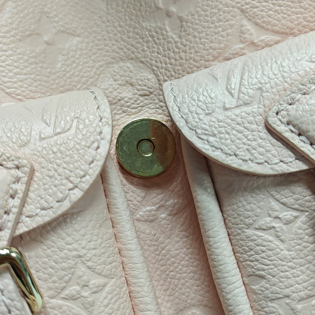 BACKUP Monogram Calfskin Pink