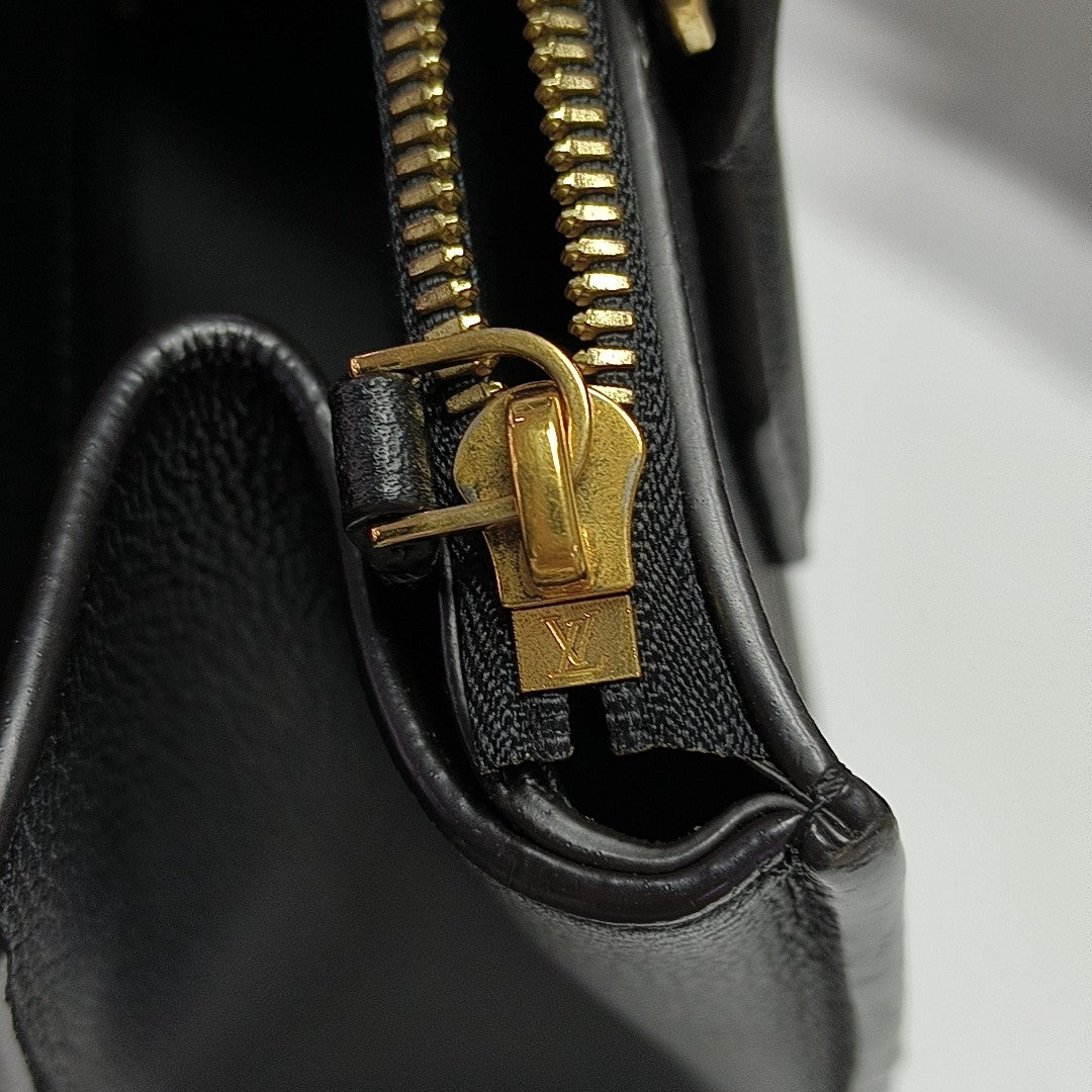 CITY STEAMER PM Calfskin Black