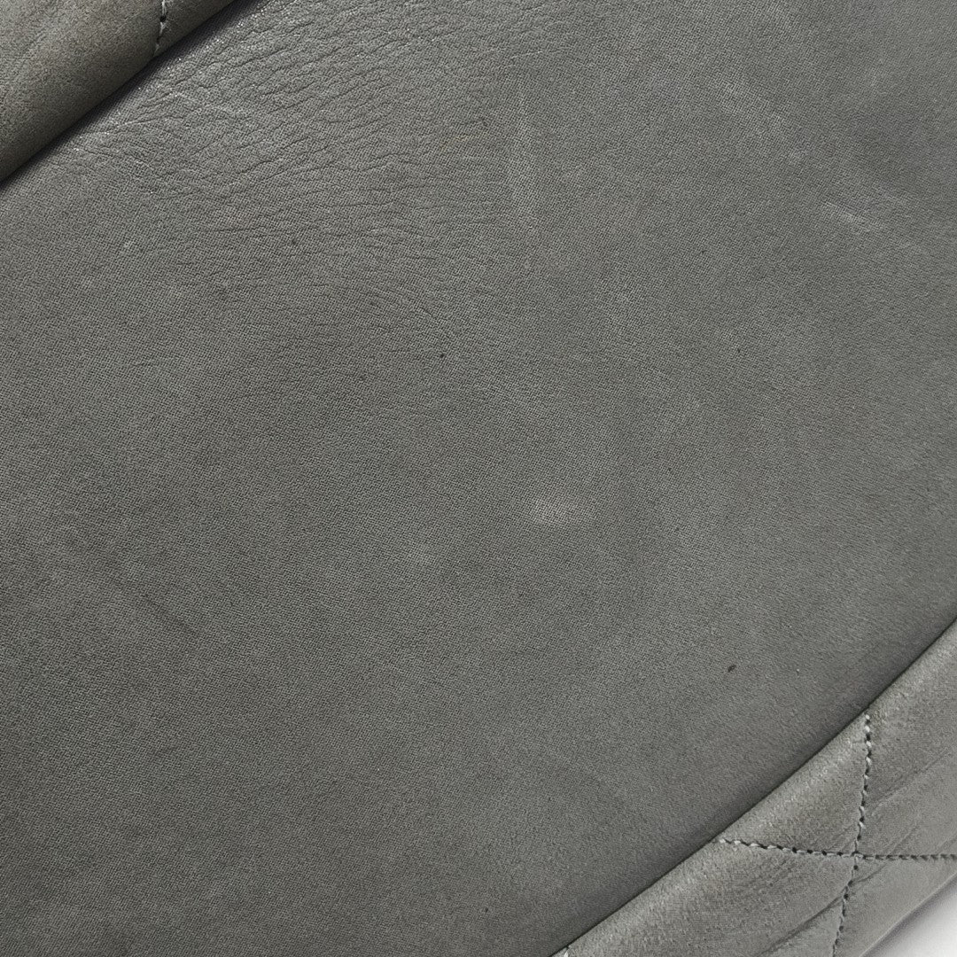 THE MIX Large Quilted Calfskin Gray