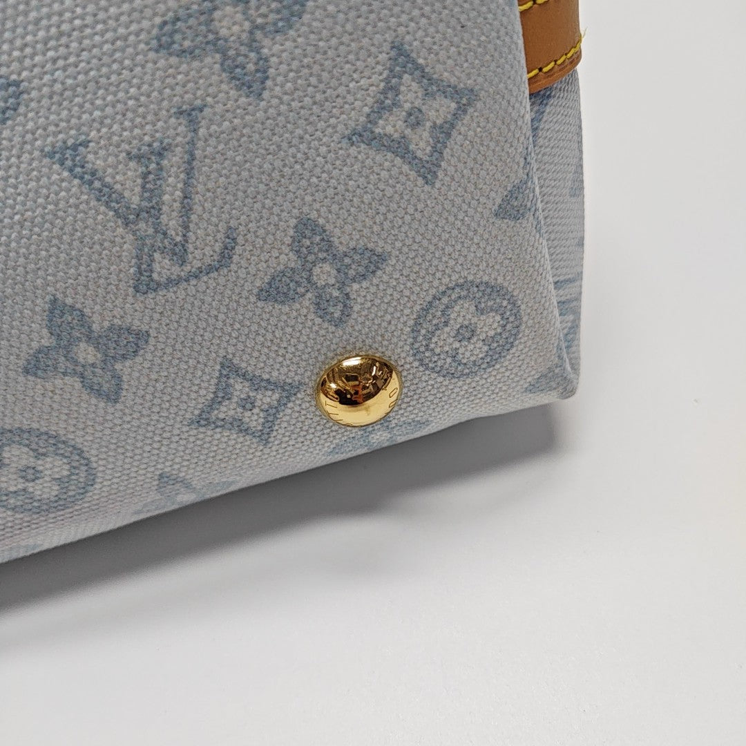 CARRYALL PM Monogram Coated Canvas Blue